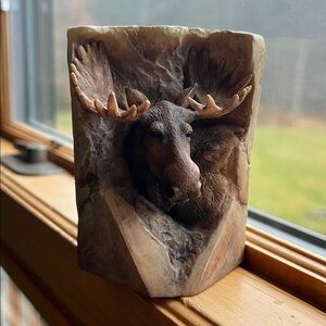 Mill Creek Studios D. Morales Moose Sculpture MCSI  2005 Vintage